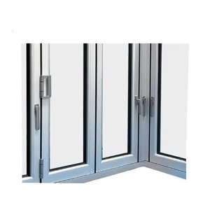Kích thước tùy chỉnh hiện đại hợp kim nhôm gấp ngang kính cường lực bifolding <span class=keywords><strong>Windows</strong></span> kiểm soát côn trùng cho khách sạn bệnh viện sử dụng - Product Image 6