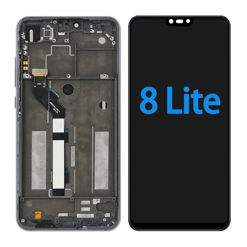 LCD Display For Xiaomi Mi 8 Lite Mi 8 Youth Mi 8X Screen With frame Screen Touch Digitizer Assembly For M1803E1A Lcd