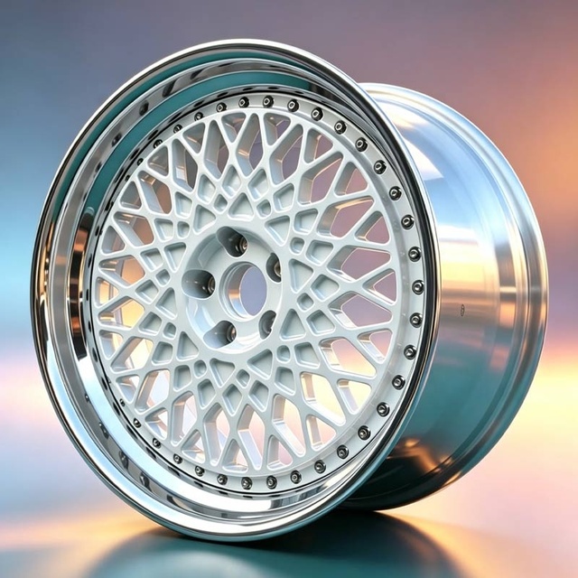 2 Piece Forged Wheels 17 18 19 20 21 22 Inch Aluminum Alloy Rim 5x108 5x112 5x114.3 5x115 5x120 PCD Custom Lightweight OEM ODM