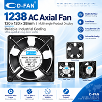Ventilateurs axiaux électroniques AC 120x120x38mm 12038 120mm 120V 220V pour la ventilation des systèmes UPS