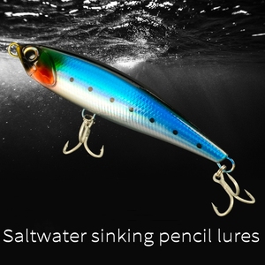 Nuovo 160mm 65g qualità Stickbait che affonda matita esche da pesca <span class=keywords><strong>esca</strong></span> artificiale <span class=keywords><strong>per</strong></span> Trolling tonno di mare esche - Product Image 3