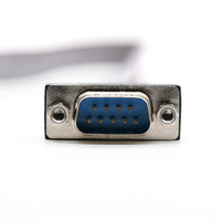 Cable Serial RS232 Personalizado de Dupont 2.0mm a DB9 Hembra, Arnés de Cables de Cobre con PVC, ISO9001, para PLC, Control Industrial y Automatización