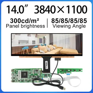 Màn Hình Thanh Dài 14 Inch Chính Hãng Màn Hình Cảm Ứng 4K Với Bảng Điều Khiển Giao Diện Type-C Một Dòng Cho ScreenNV140XTM-N52 Khung Gầm