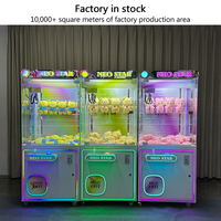 Neofuns Neo Claw Grande machine à griffes à monnayeur en acier inoxydable et plastique pour adultes - Meilleur jouet pour peluches
