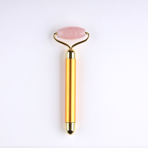 2019 plus récent de quartz rose naturel pierres précieuses électrique corps de bâton de <span class=keywords><strong>massage</strong></span> de beauté du <span class=keywords><strong>visage</strong></span> outils rose <span class=keywords><strong>jade</strong></span> rouleau de muscle pour le <span class=keywords><strong>visage</strong></span> - Product Image 5