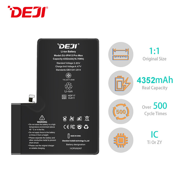 DEJI Internal Replacement Cell Phone Battery Cell Batterie for iPhone 13 PRO MAX