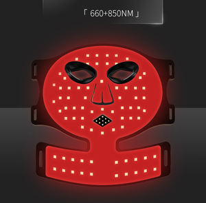 <span class=keywords><strong>Masque</strong></span> facial portable à 104 <span class=keywords><strong>LED</strong></span> pour le cou, appareil de beauté, 460 nm, 850 nm, 4 couleurs, luminothérapie rouge, <span class=keywords><strong>masque</strong></span> facial en silicone - Product Image 3