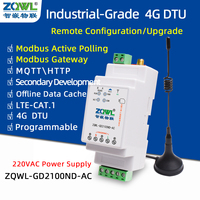 Serveur série industriel 4G DTU RS485 |   Convertisseur Modbus RTU JSON MQTT |   Port Ethernet pour la communication sans fil |   Alimenté par courant alternatif