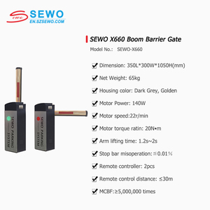 Sewo Heavy Duty 3S tốc độ cao xe kiểm soát truy cập bãi đậu xe bùng nổ cổng rào cản - Product Image 4