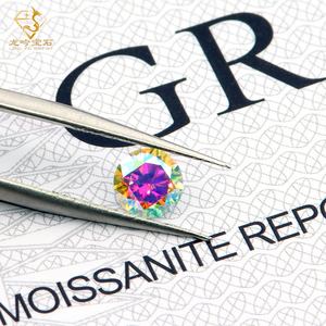 Consegna Rapida in 1-3 Giorni, Pietra Moissanite Taglio Brillante Rotondo VVS, Taglio Eccellente, Vari Colori, <span class=keywords><strong>Gemme</strong></span> Moissanite Sciolte per Gioielli - Product Image 2