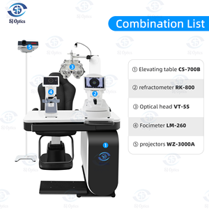 Meja Kombinasi Kursi dan Peralatan Optik SJ Optics Hot Sale, Meja Putar untuk Kursi Gigi dengan Instrumen Optik, CS-700B Peralatan Optometri - Product Image 3