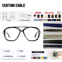 Montures de lunettes optiques de luxe faites à la main en acétate rétro, vertes, bleues, brunes, pour la lecture, protection contre la lumière bleue, forme carrée, pour femmes et jeunes