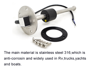Sensor de Nivel de Combustible/Agua de Acero Inoxidable Zexi de 0-190 Ohmios, Apto para Autocaravanas, Barcos y Áreas Industriales - Product Image 2