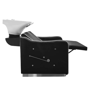 Sillón de Peluquería de Lujo con Lavabo de Cerámica para Salón de Belleza - Product Image 4