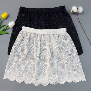 European and American cross-border e-commerce must-have: a women's <b>lace</b> base layer skirt paired with a sweater, featuring a - Product Image 1
