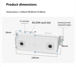 Dispositif de comptage de personnes à haute précision, compteur de passagers tout-en-un pour bus, système de statistiques du flux de passagers pour bus urbains - Product Image 3