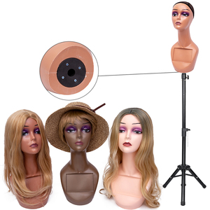 Wholesale in Stock Female <strong>Mannequin</strong> Manikin <strong>Head</strong> Model Wig Display <strong>Mannequin</strong> <strong>Head</strong> for Wigs Scarf Glasses Hat Cap Display Stand - Product Image 4