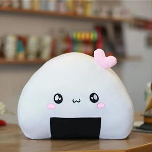 Dễ Thương Sang Trọng 20Cm Mini Rice Bóng Gối Đồ Chơi Sang Trọng Dễ Thương Bóng Kawaii Mềm Nhật Bản Thứ Hai Bánh Bao Búp Bê Sushi Đệm - Product Image 3