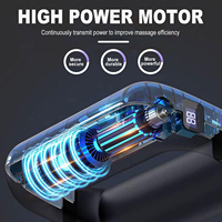 Nouveau pistolet de massage des tissus profonds portatif sans fil, machine de massage musculaire par vibration portative