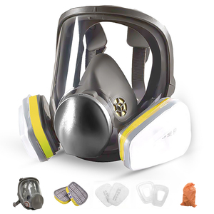 Respirateur facial complet réutilisable CF6800 certifié CE pour gaz acides, chlore, pesticides et pulvérisation agricole - Product Image 1