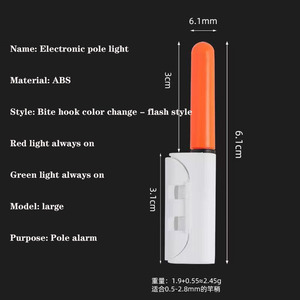 Lampe <span class=keywords><strong>de</strong></span> <span class=keywords><strong>pêche</strong></span> électronique LED portable étanche en ABS pour la <span class=keywords><strong>pêche</strong></span> nocturne en mer, lac, rivière, <span class=keywords><strong>carpe</strong></span>, truite, basse - Product Image 5