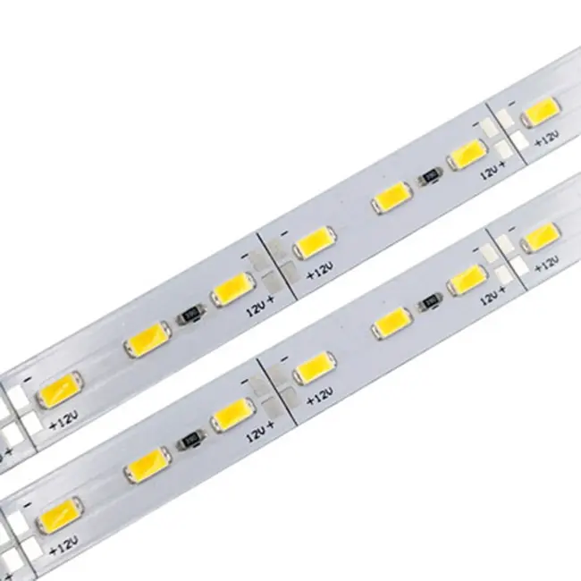 DC 12V定電圧ワット/メートルリジッドLEDストリップライトバー、72個のSMD 5630 LED棚またはカウンター照明付き