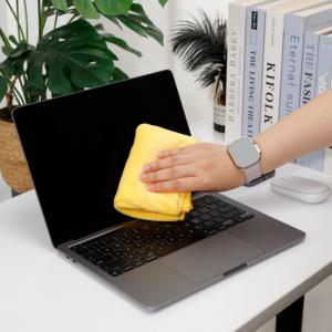 Tái sử dụng sợi nhỏ làm sạch vải nhà lau Rag sợi Ngang Đan Khăn lau bụi vải mềm Lint miễn phí thay thế cho món ăn vải hoặc khăn - Product Image 6