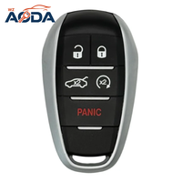Llave Inteligente para Auto con Control Remoto de 4+1 Botones para Alfa, Chip 4A, 433MHz, FCC ID: KR5ALFA434, P/N: 6EP44LXHAA 6WN70LXHAA