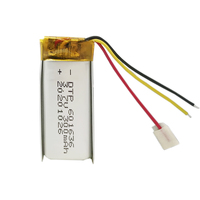 Batteries lithium-ion semi-solides en pochette 3,7 V à capacités multiples (300 mAh, 480 mAh, 600 mAh) 601665 certifiées KC pour matériel VR