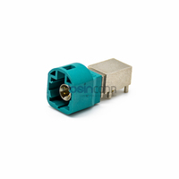 Conector Macho HSD Universal de Alta Velocidad de 4 Pines con Código Z, Montaje en PCB con Orificio Pasante para Automoción LVDS