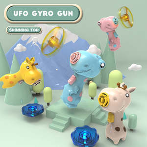 Divertente cane luce UFO giocattolo giroscopio - Product Image 4