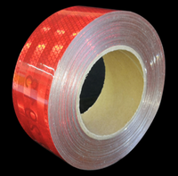 Ruban rétro-réfléchissant SASO 2913 pour véhicules, matériau PVC/Nylon/PET