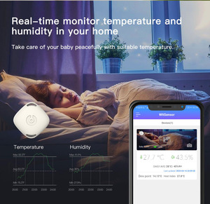   Termómetro e Higrómetro Digital Portátil Inteligente, Carcasa de Plástico, Pantalla con APP, Sensor de Ambiente Interior para Incubadoras - Product Image 6