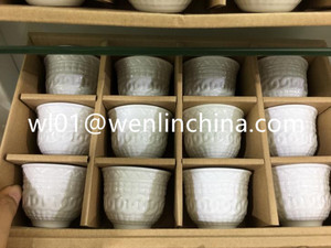 Cawa ถ้วยฆ่าเชื้อเซรามิก Cawa สไตล์บิกินี่,แก้วกาแฟลายคราม12ชิ้นได้รับการยอมรับ - Product Image 3