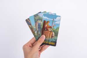 Naipes de Tarot de papel personalizables, ecológicos, de primera calidad, para lectores profesionales, curación energética, adivinación espiritual - Product Image 4