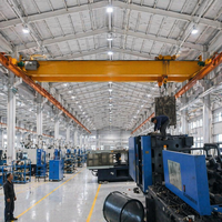 Pont roulant à double poutre de 10 tonnes avec moteur à engrenages, conception européenne, vente chaude