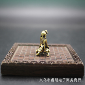 Brass Monkey <b>Ornament</b> Feng Shui Desk Decor Home Office Gift For Wealth And Prosperity - Product Image 4