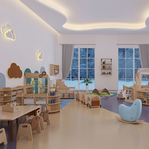 Meubles de botanique Montessori, armoire de plantation en bois pour la botanique, mobilier pour la maison, la maternelle, l'école, la garderie, table et chaise - Product Image 6