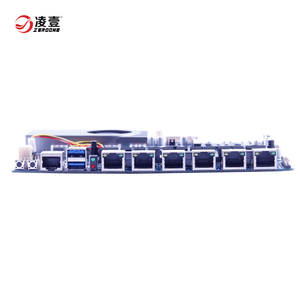 6 LAN сетевой безопасности брандмауэр Материнская плата Intel 6-го поколения Celeron 3865 маршрутизатор материнская плата - Product Image 3