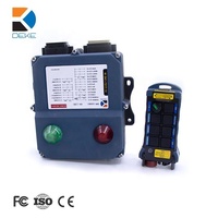 Télécommande sans fil DEKE AC/DC24V 48V 110V 220V 380V étanche avec 7 boutons à double vitesse, portée jusqu'à 300 m, certifiée CE