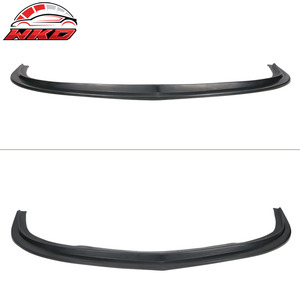 เหมาะสำหรับ Acura RSX 2005-2006 สเกิร์ตกันชนหน้าทรง MDA สีดำดิบ - Product Image 4