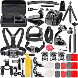 ชุดอุปกรณ์เสริมกล้อง GoPro ชุดคอมโบ50ใน1สามารถปรับเมาท์ได้สำหรับการถ่ายภาพกีฬา - Product Image 1