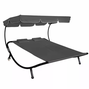 Fauteuil balançoire 2 <span class=keywords><strong>places</strong></span> pour extérieur, <span class=keywords><strong>lit</strong></span> double <span class=keywords><strong>de</strong></span> <span class=keywords><strong>jardin</strong></span> avec 2 roues pour <span class=keywords><strong>jardin</strong></span>, patio, cour. - Product Image 1