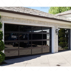 Porte de <span class=keywords><strong>garage</strong></span> en verre dépoli transparente personnalisée à vue complète - Product Image 2