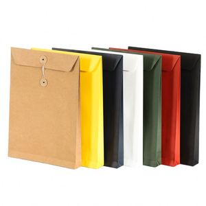 Sobres de Papel Kraft Coloridos A3 A4 A5, 8 Colores, Porta Tarjetas, Embalaje para Ropa, Porta Archivos - Product Image 1