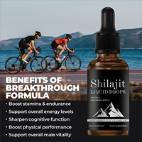 Gouttes de Shilajit de l'Himalaya pur 100% OEM/ODM/OBM Liquide de Shilajit séché au soleil à l'acide fulvique