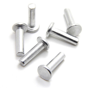 Rivets en aluminium massif à tête plate personnalisés, populaires, vente en gros en Chine - Product Image 1