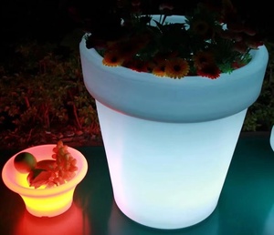 Sản phẩm mới thiết kế cổ điển <span class=keywords><strong>LED</strong></span> ánh sáng trang trí chậu hoa thủ công chậu hoa - Product Image 1