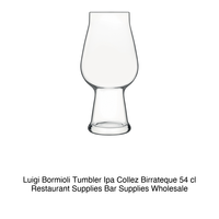 Verre Ipa Collez Birrateque 54 cl Luigi Bormioli H 18,4 cm Ø 8,8 cm