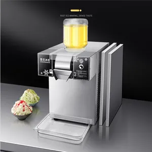 Máquina eléctrica para hacer helados de nieve, máquina para hacer hielo de nieve Bingsu, trituradora de copos de hielo y nieve, superventas, máquina de nieve de Corea